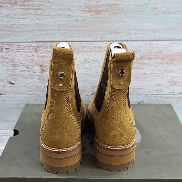 Timberland Courmayeur Valley Chelsea Medium Brown Suede NWOT - Picture 7 of 9